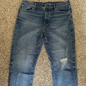 American Eagle Outfitters Blue Relaxed Jeans Vintage Distressed